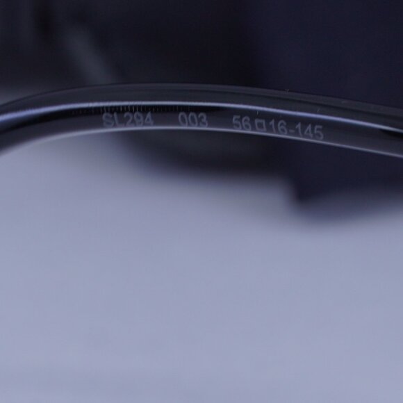 Saint Laurent SL294 003 Aviator Sunglasses - Silver/Grey - Picture 7 of 9